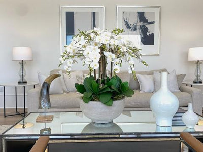 How to Use Faux Floral Arrangements as a Statement Piece