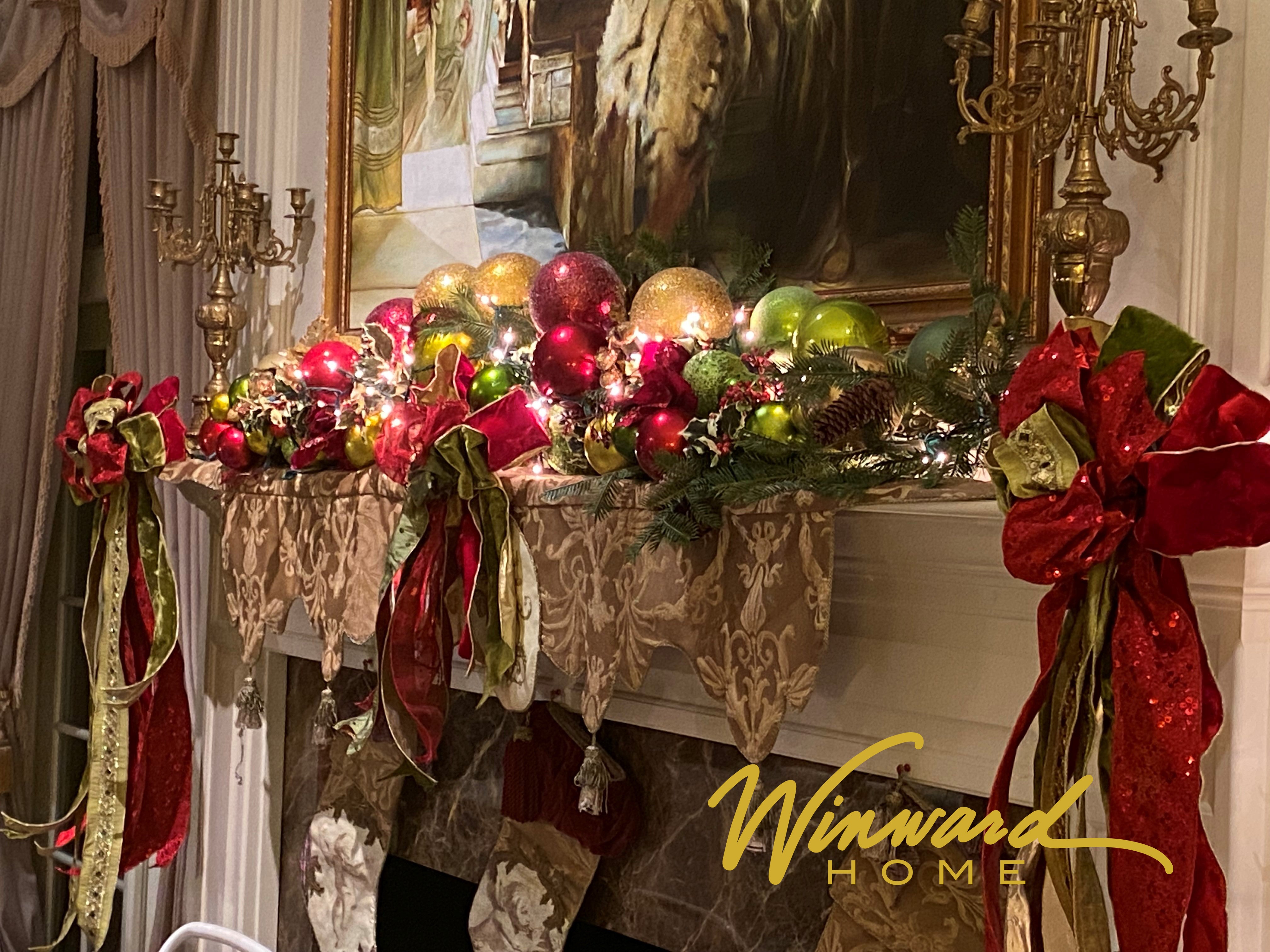 Artificial christmas clearance garland