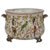 BIRD PRINT PLANTER 8"