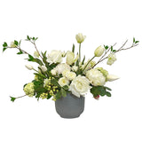 Rose Tulip in Terrace Pot 19"