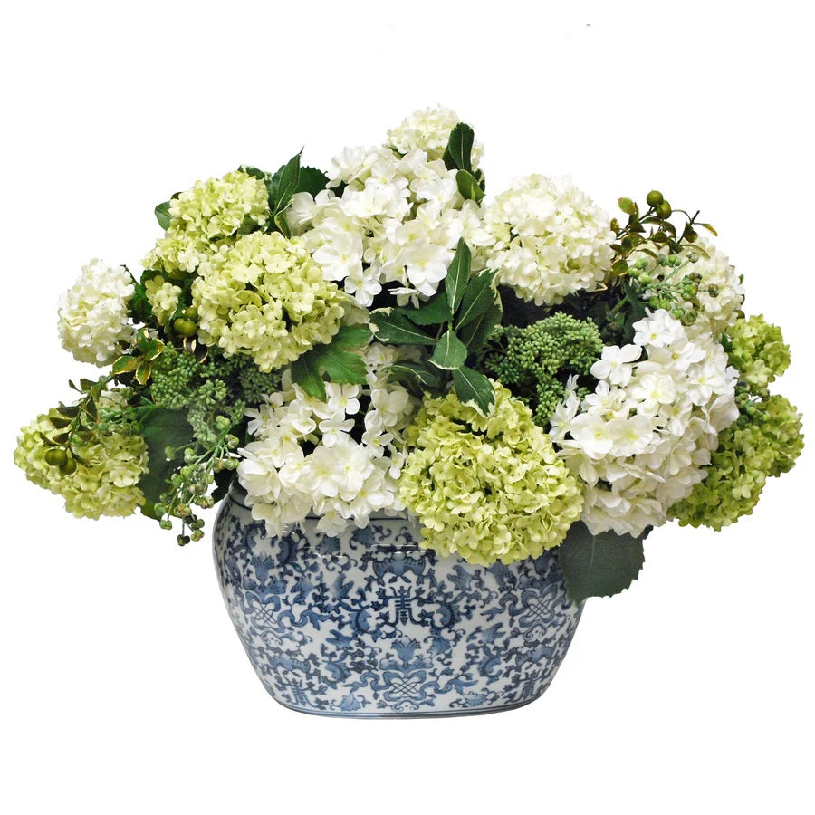 Hydrangea4937　1003 Hydrangea in Oval Planter 25