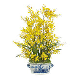 ONCIDIUM IN CERAMIC POT WITH HANDLE 43"