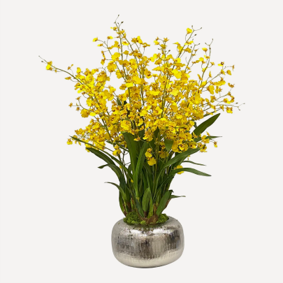 Yellow floral arrangements