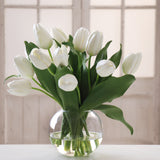 TULIP BUBBLE BOWL (WHD049-WH)