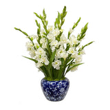 Gladiolus in Bowl vase 31"