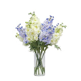 Delphinium in Tall Vase 28"