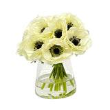 Poppy Bouquet in Vase 10"