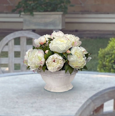 How to Fill an Outdoor Planter with Artificial Flowers