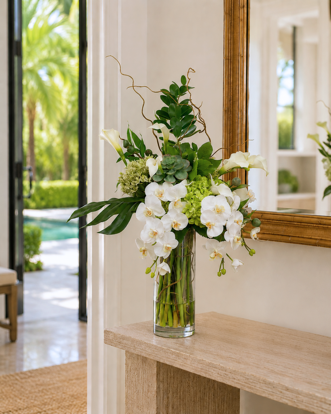 Split Philo Orchid in Vase | Winward Home