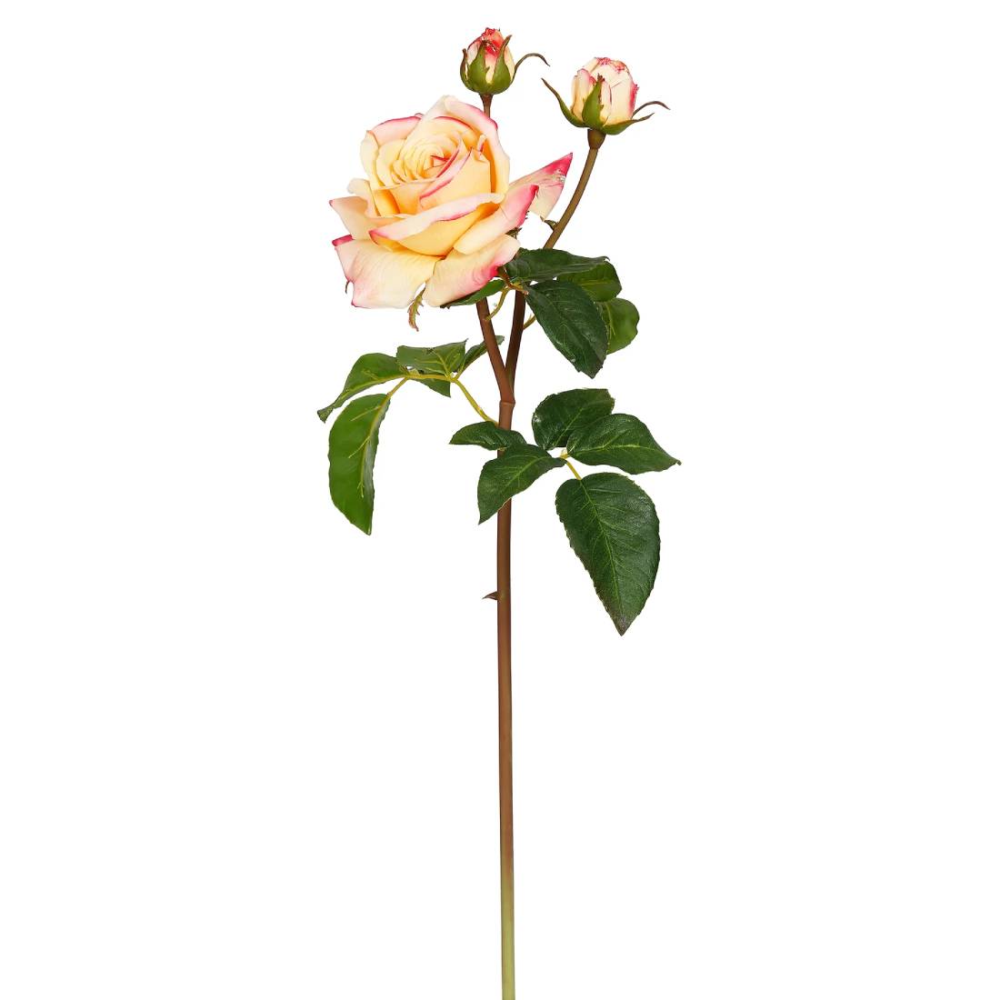 realistic hand-painted natural touch faux roses