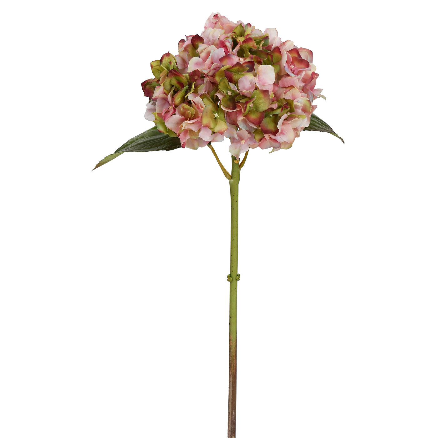 realistic handcrafted Real Touch faux hydrangea stem