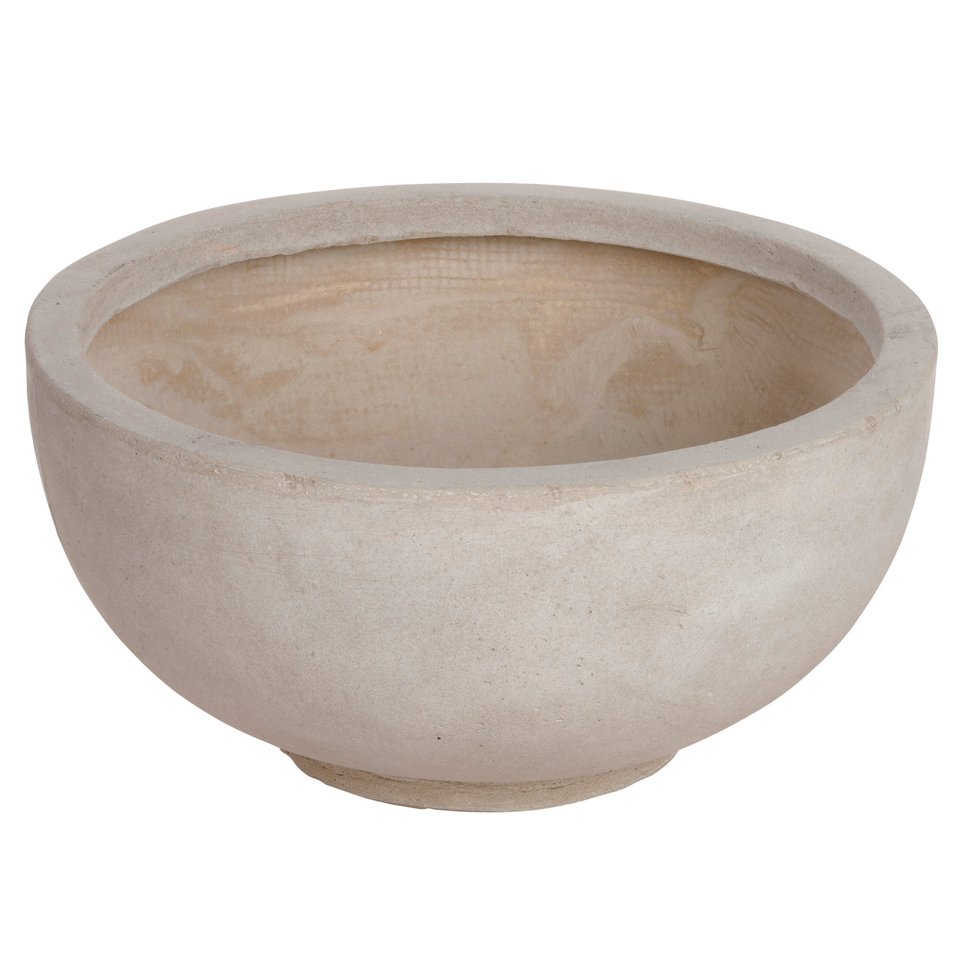 handcrafted contemporary stonecast bowl planter