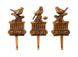 luxury bird stocking holders holiday decor