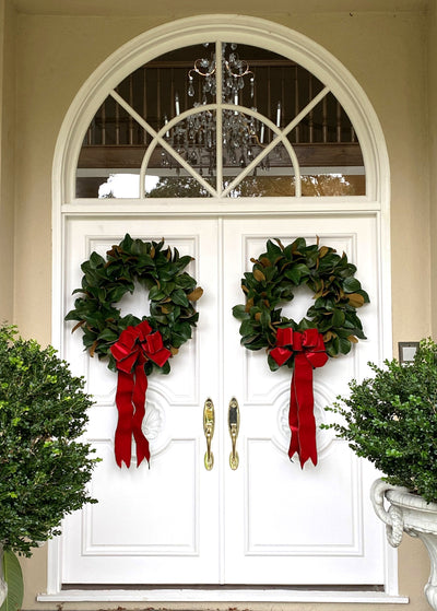 Magnolia Leaf Wreath 30"