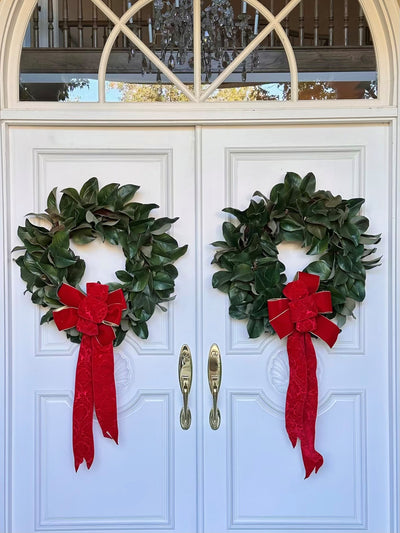 Magnolia Leaf Wreath 24"