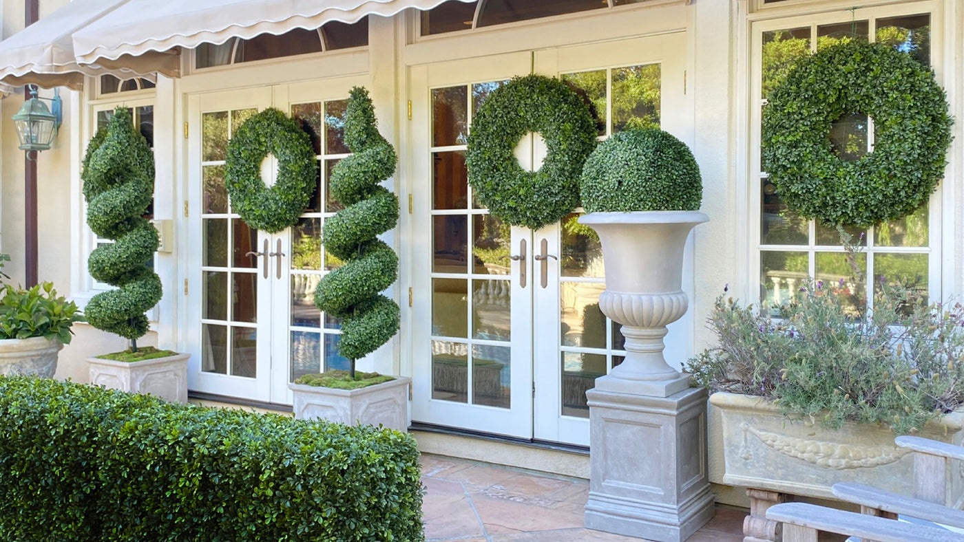 Shop Winward Home's Outdoor Patio Collection, hassle-free faux house plants made with high quality material and craftsmanship.