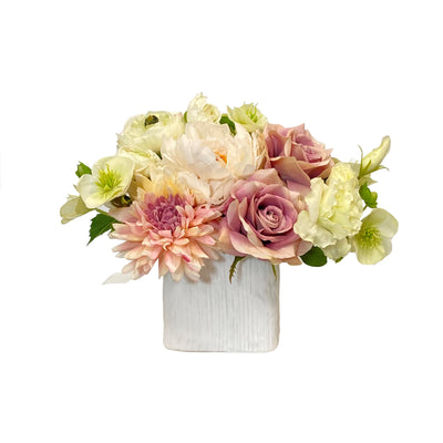 contemporary luxe trends home decor Real Touch faux flower arrangement