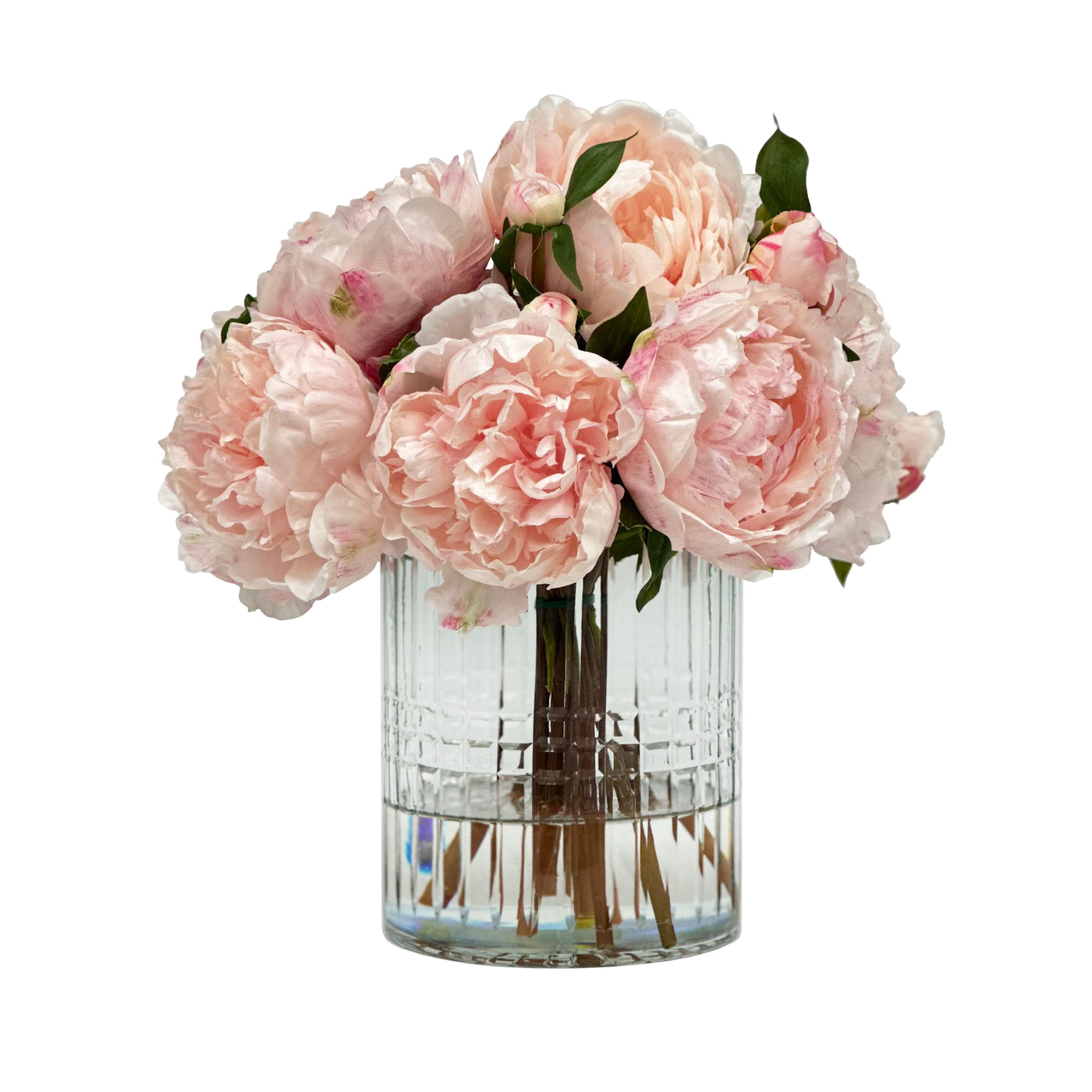 Peony in Cut Glass 15"