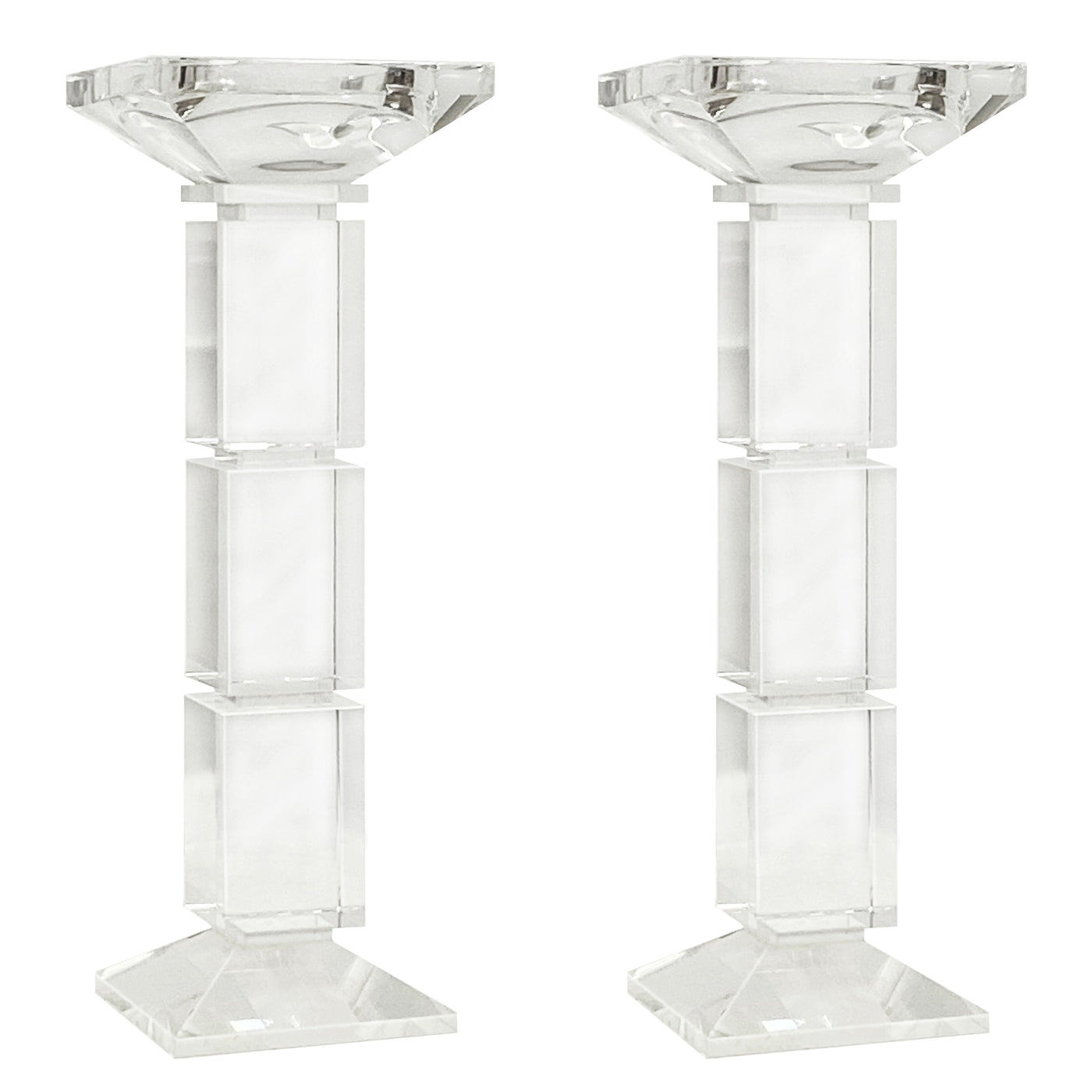 luxury crystal candle holders
