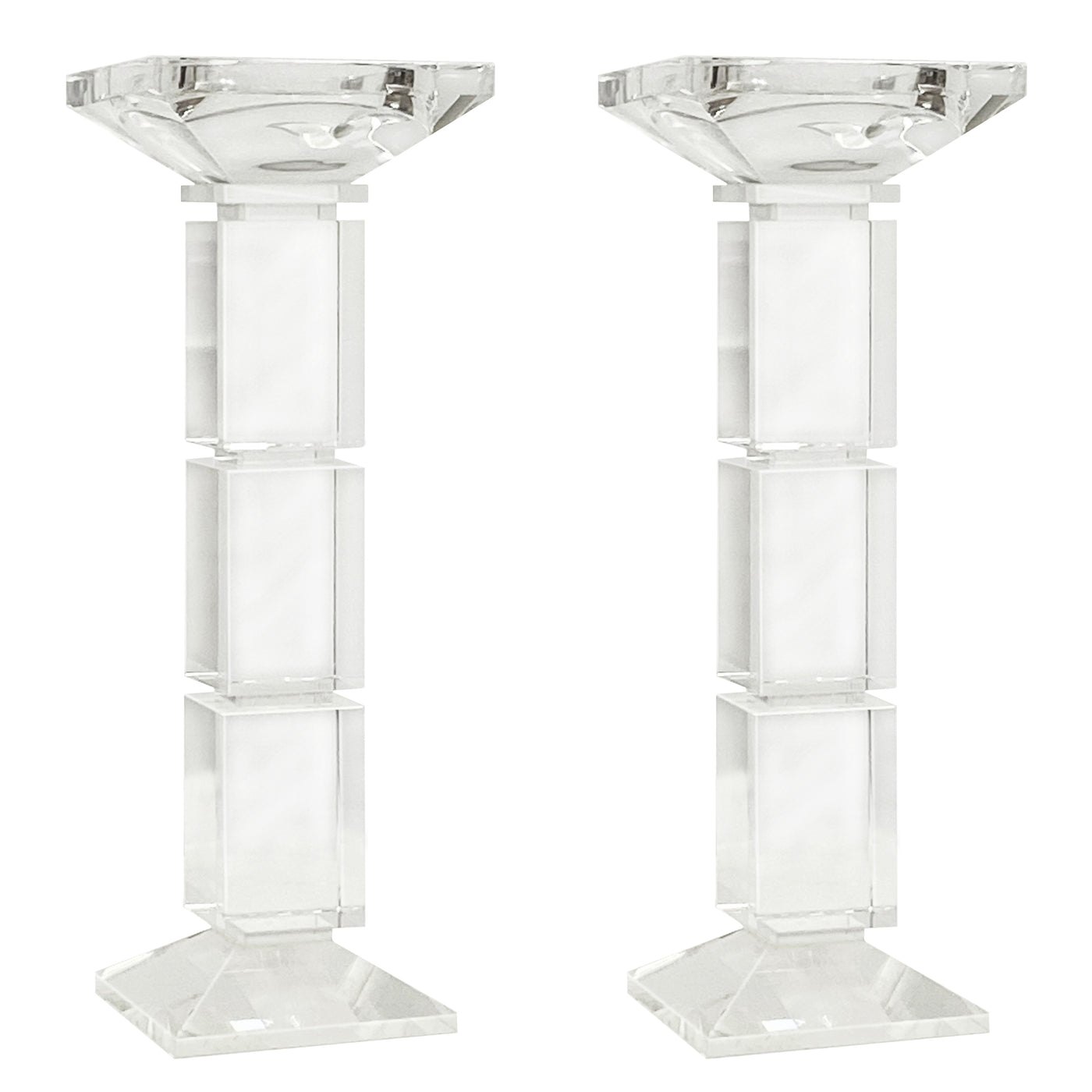 luxury crystal candle holders