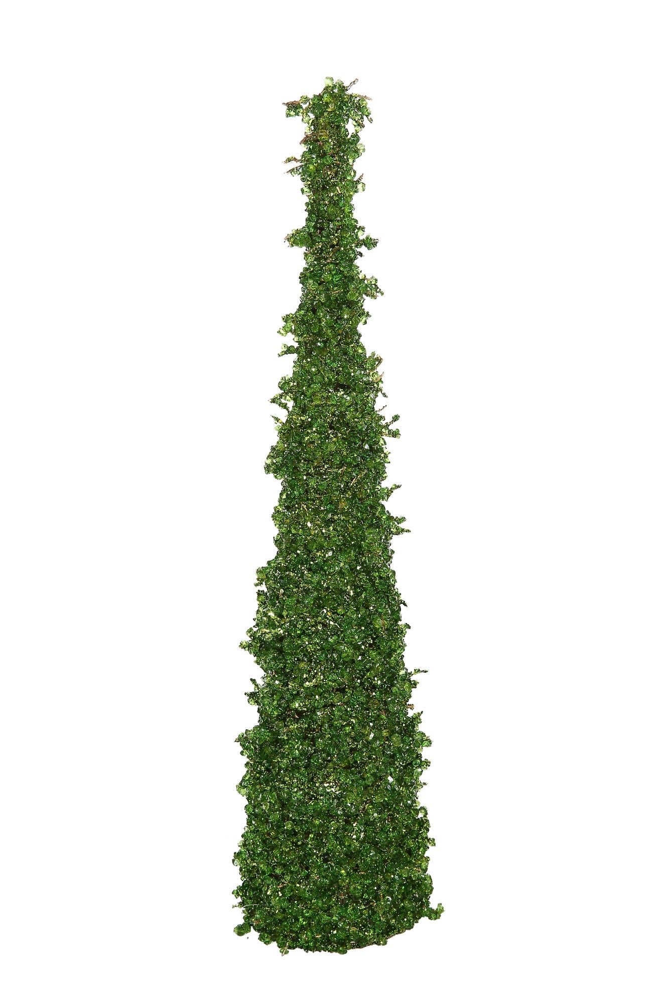 luxury holiday tabletop decor ice cone tree