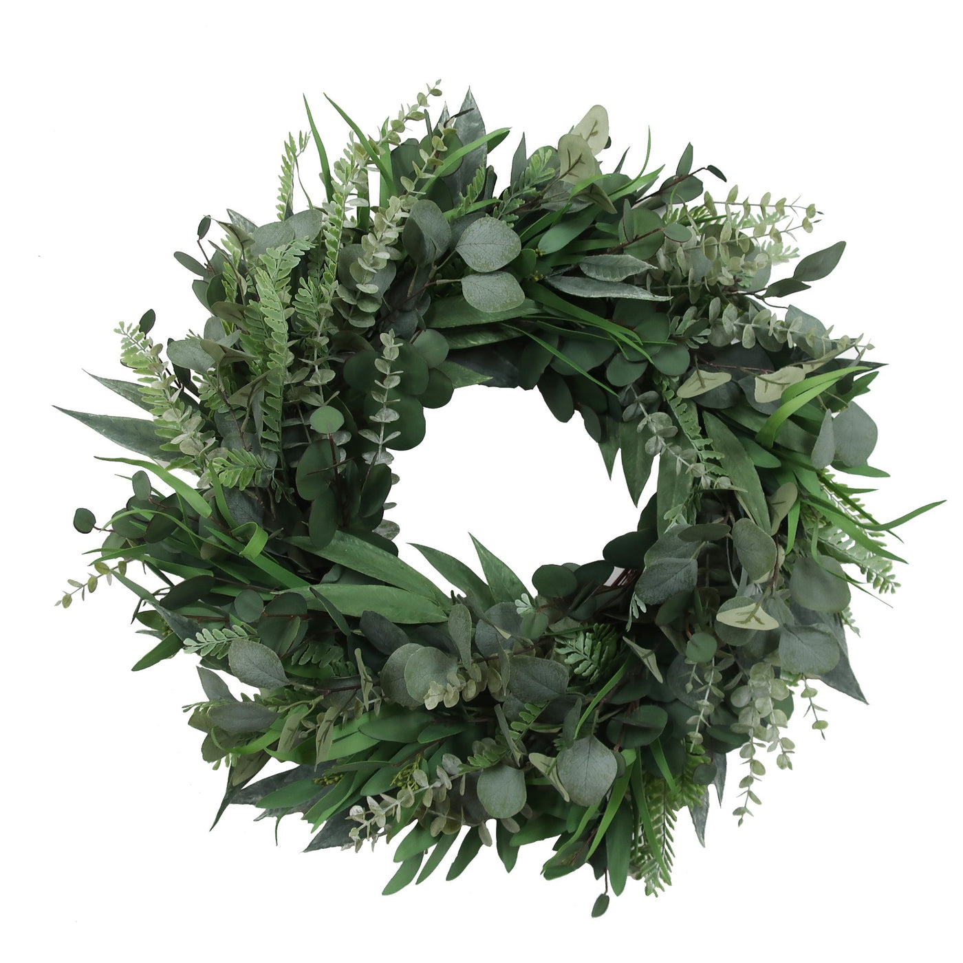 deluxe eucalyptus faux wreath