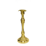 French-style gold candlestick holder