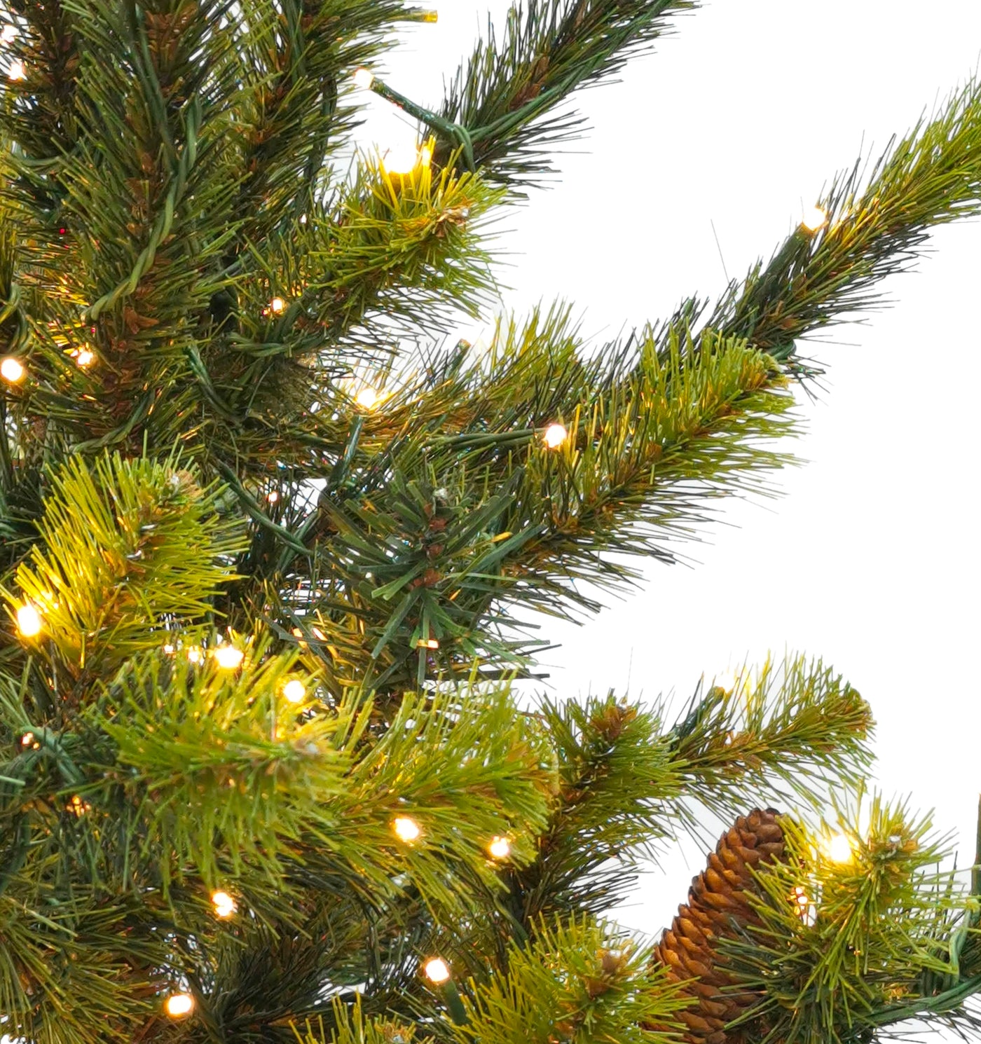 3.5 ft. Deluxe Potted Village Mix Pine Tree