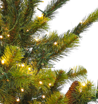 3.5 ft. Deluxe Potted Village Mix Pine Tree