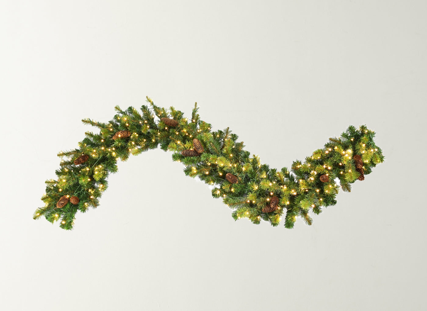 6 ft. Deluxe Village Mix Pine Garland