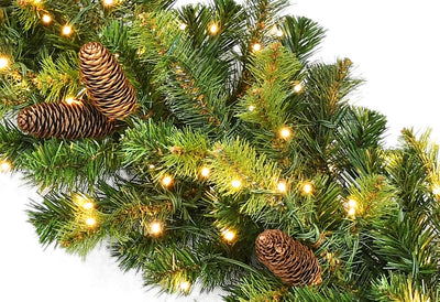 6 ft. Deluxe Village Mix Pine Garland