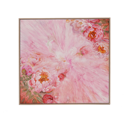 Peony Power wall art