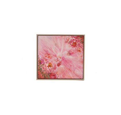 Peony silk scarf
