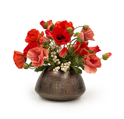 Poppy floral arrangement