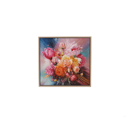 Rose silk scarf
