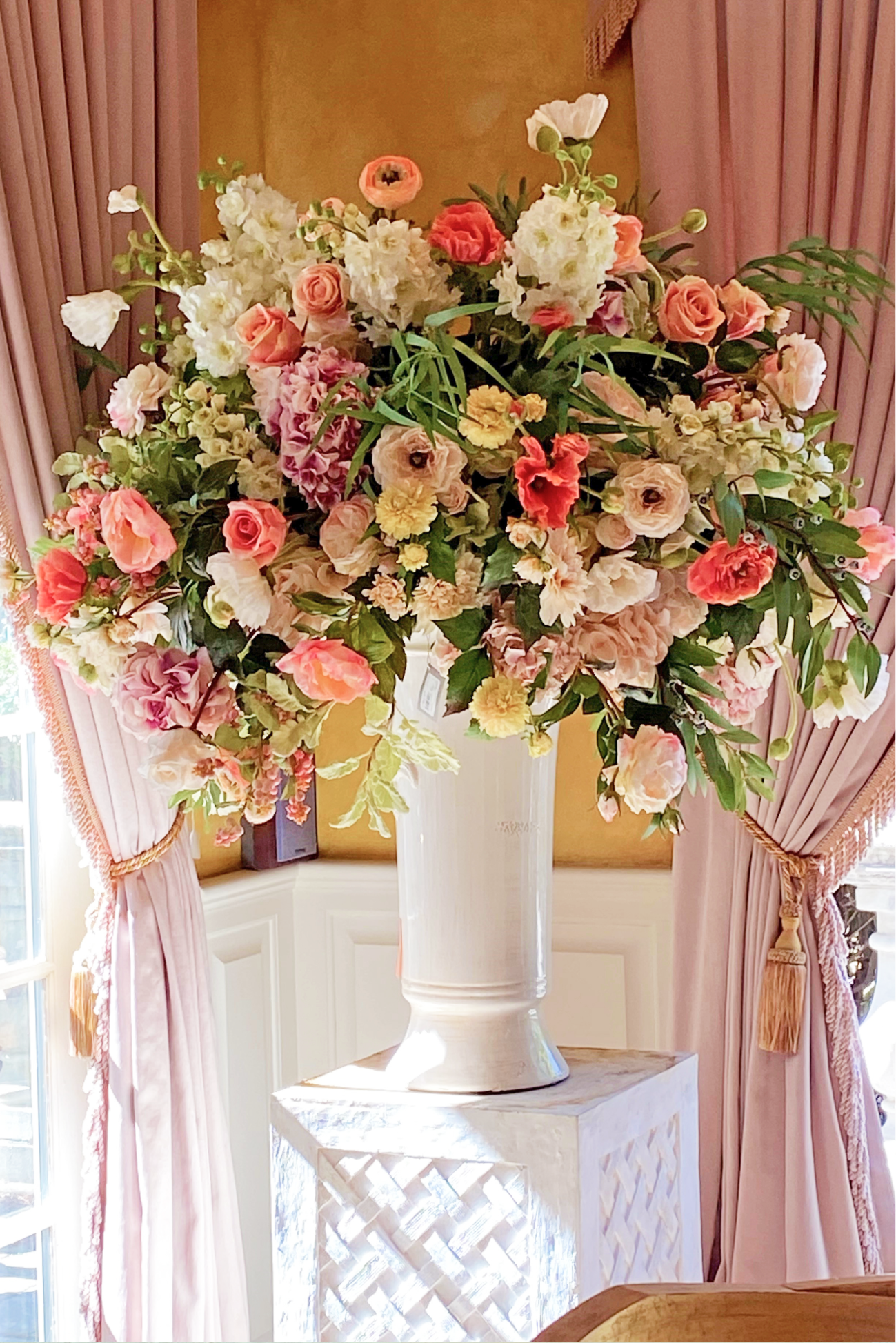 Real touch floral arrangements
