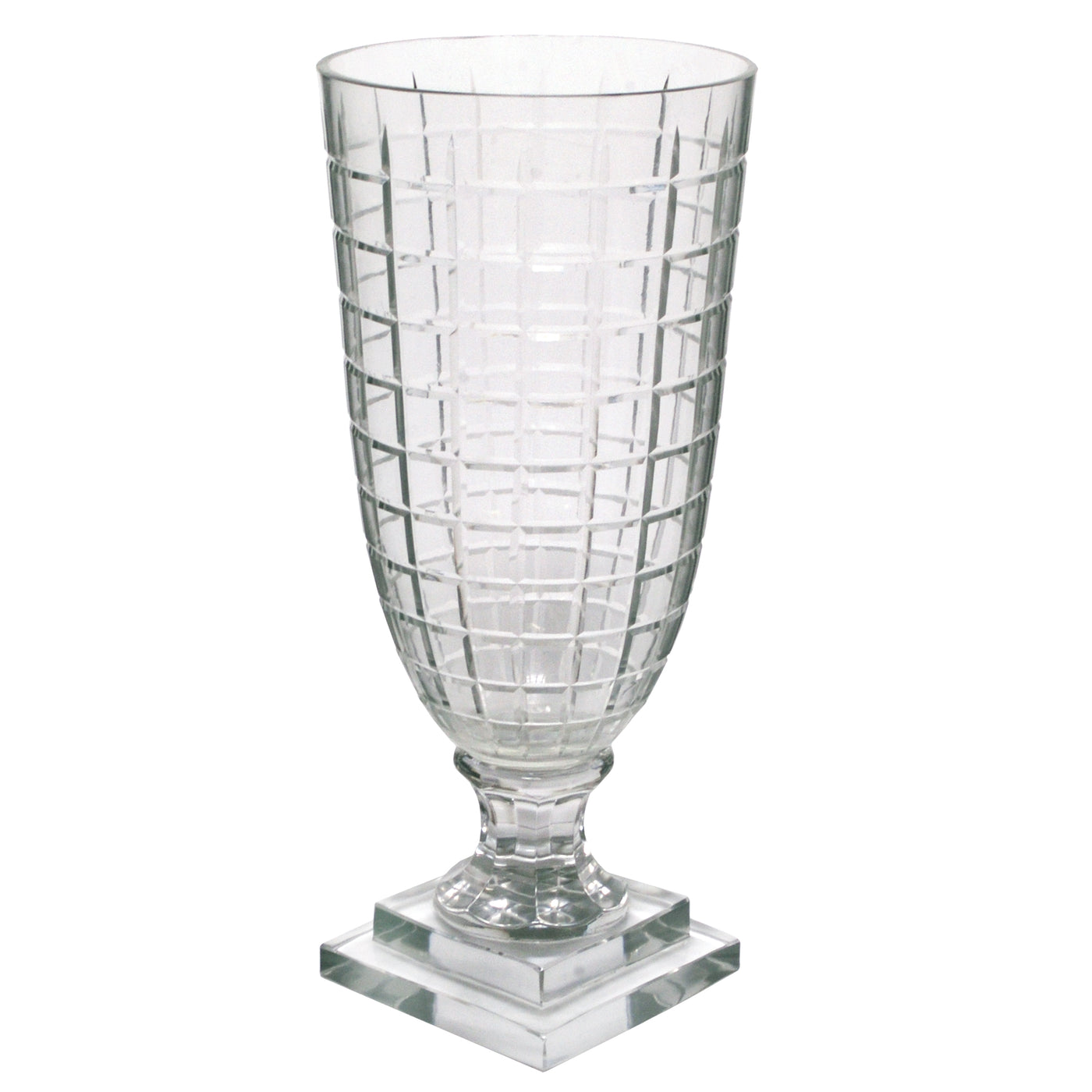 SQUARE CUT VASE 15''