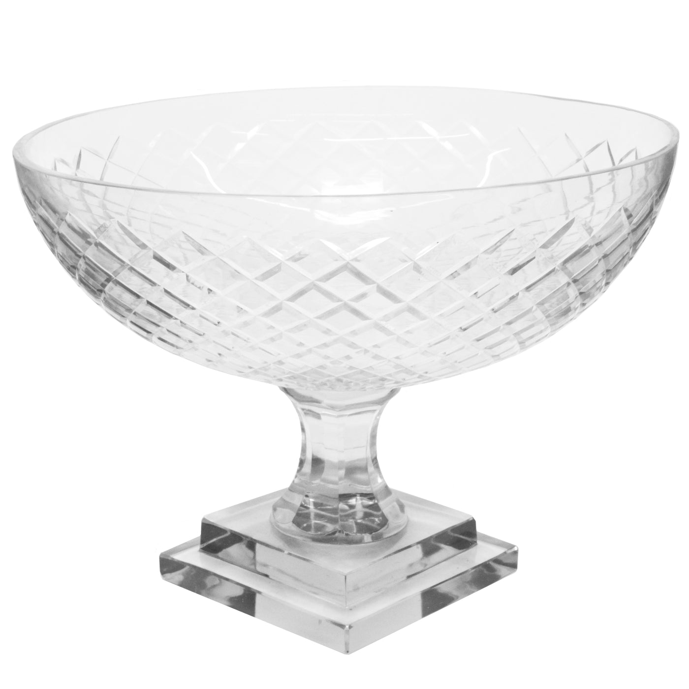 DIAMOND CUT BOWL 10''