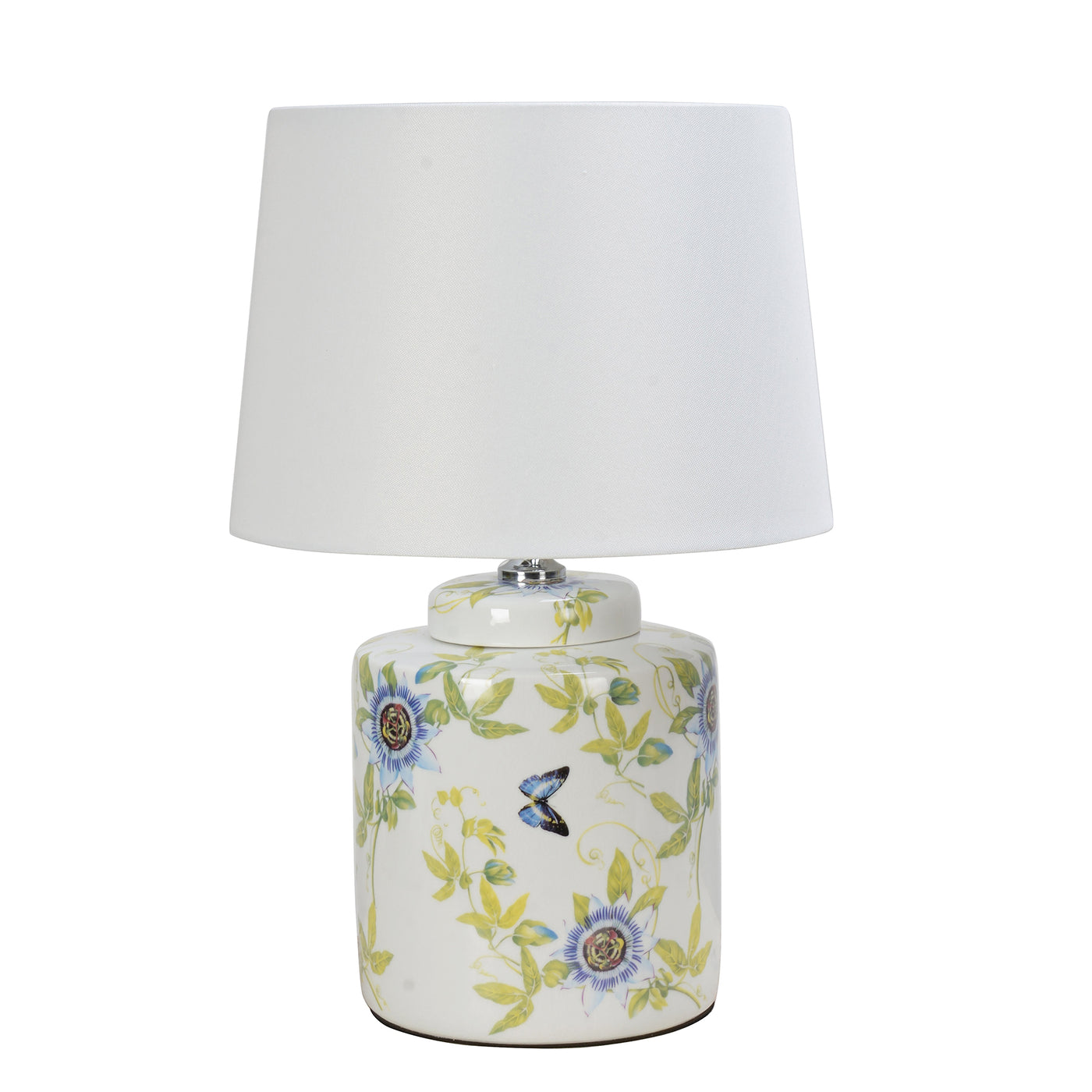 BLUE PASSION CYLINDER LAMP SHORT 23.5"