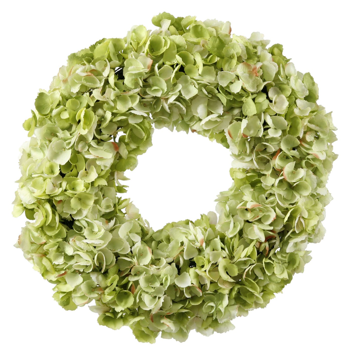 Faux Dried Hydrangea Wreath 20"