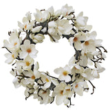 JAPANESE MAGNOLIA WREATH 24"