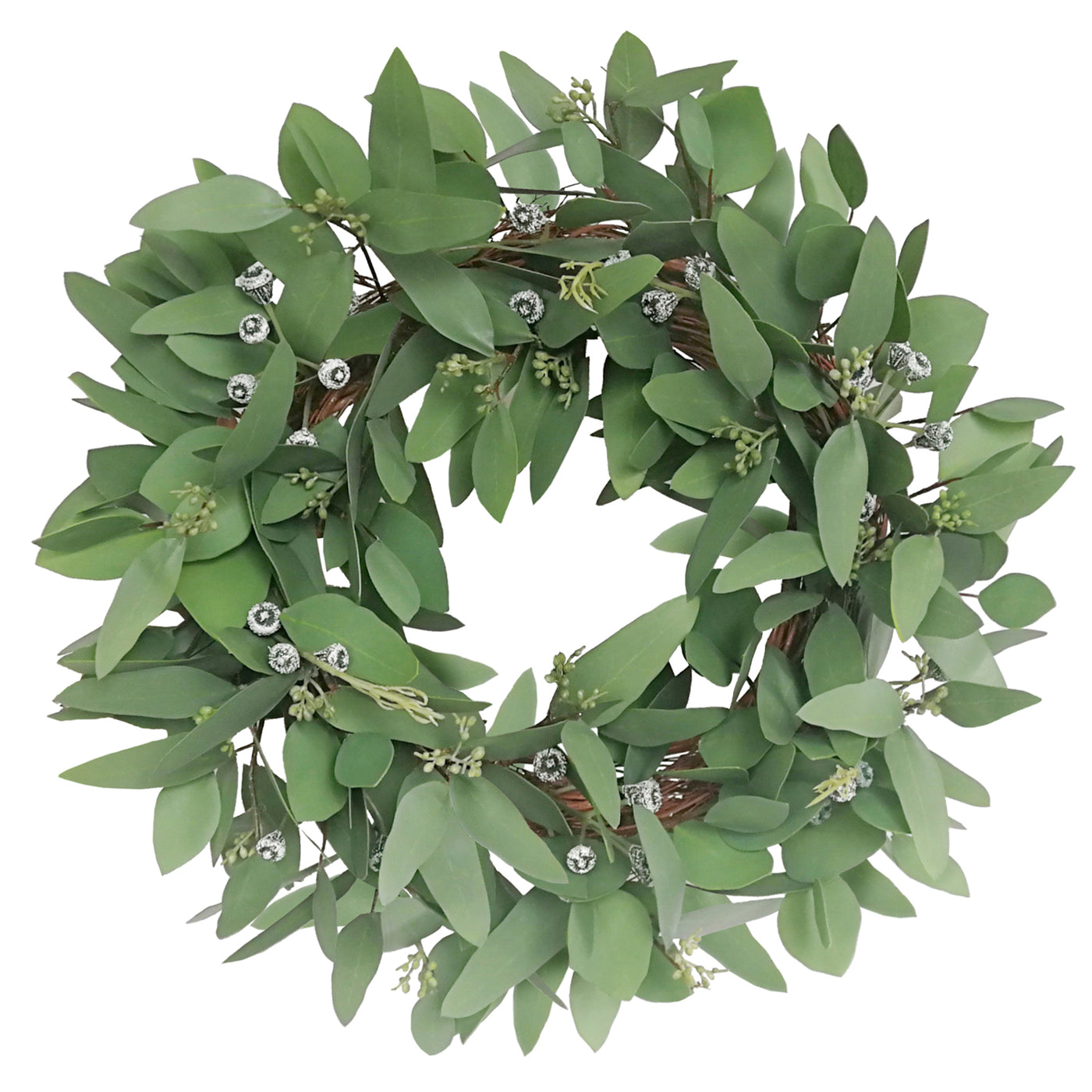 popular high-quality faux eucalyptus wreath