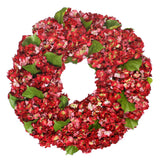 HYDRANGEA WREATH 24"