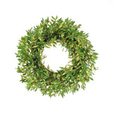 high-end faux olive leaf wreath