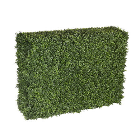 high-quality faux boxwood hedge for indoors or outdoors
