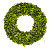 single-sided luxury preserved boxwood wreath