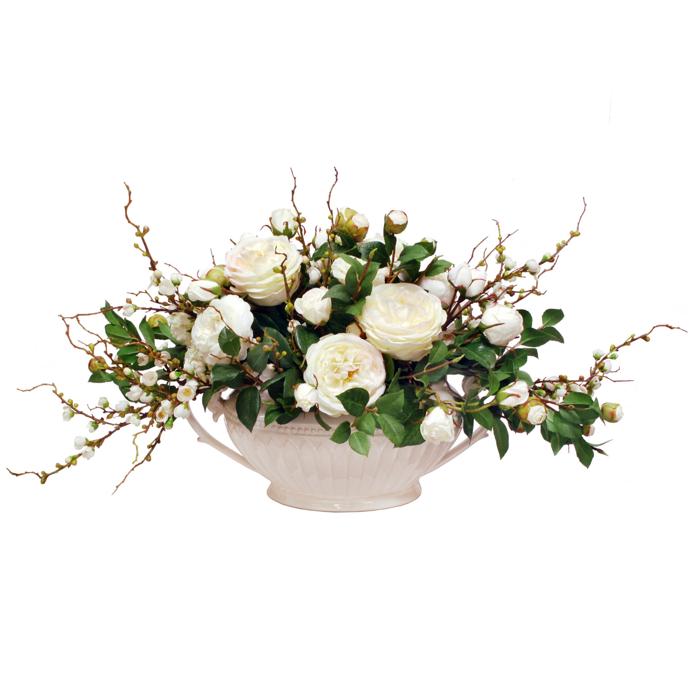 ROSE CAMELLIA CENTERPIECE