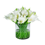 CALLA LILY IN VASE (WHD310-WH)
