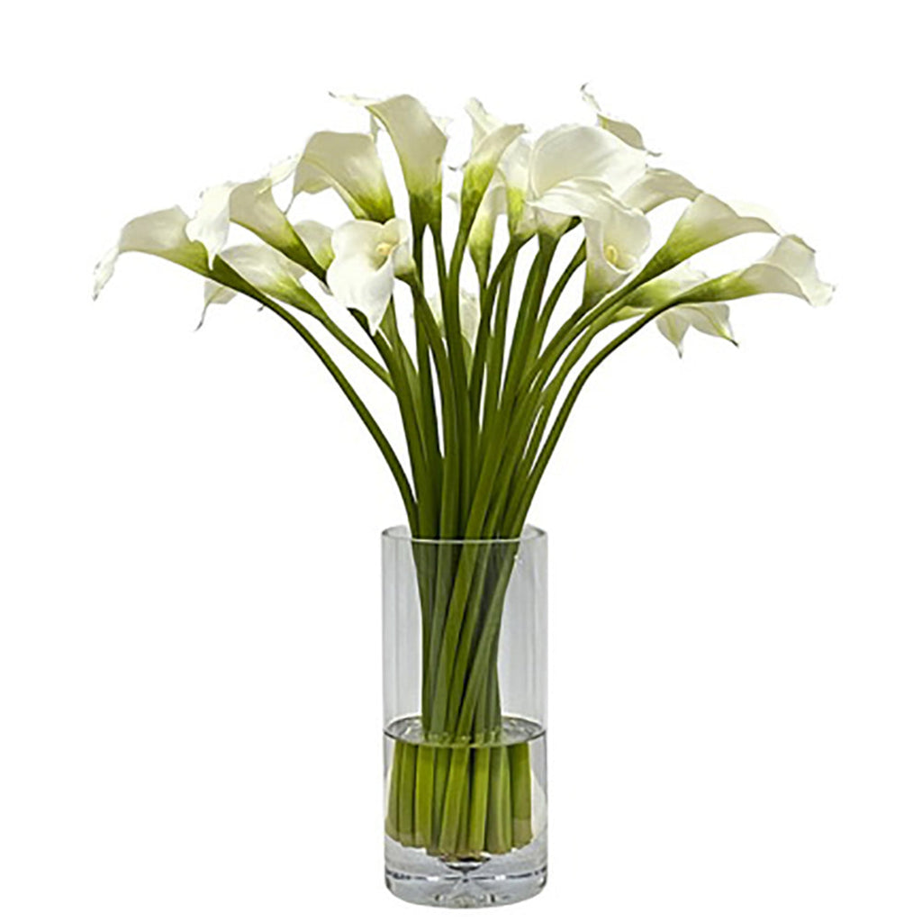 Calla Lily in Cylinder Vase 22