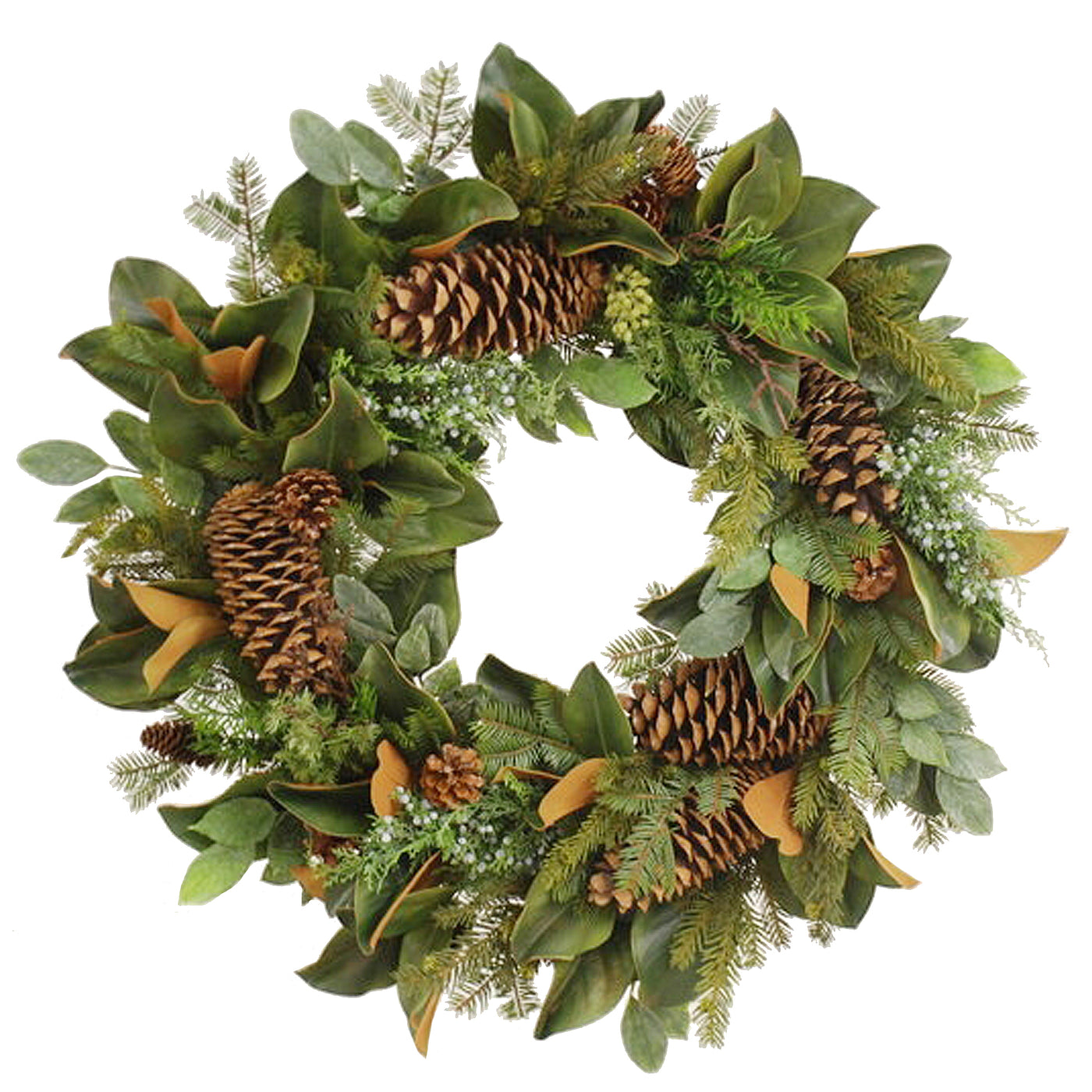 classic holiday luxe faux wreath